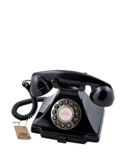 Gpo Gpo Carrington Classic Retro Telephone - Black Gpo Gpo Carrington Classic Retro Telephone - Black